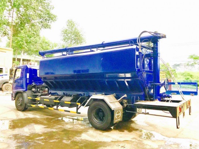 Xe tải Hino các loại, Hino thùng, thùng chở cám gạo 18m3 6,8 Tấn FG8JPSB