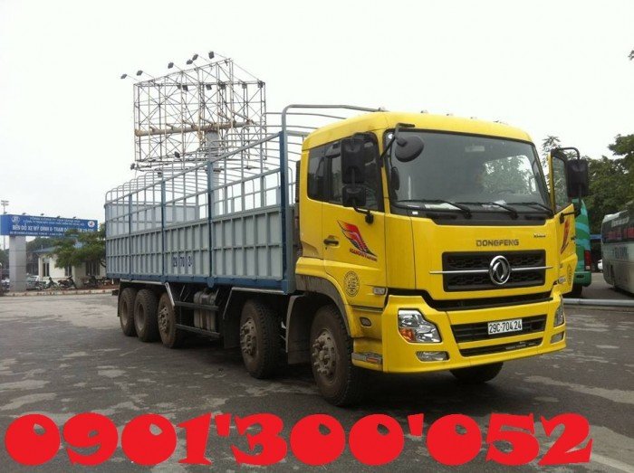 Giá xe tải dongfeng 17.9 tấn/ 18 tấn/ 18t, xe tải dongfeng hoàng Huy 4 chân giá rẻ