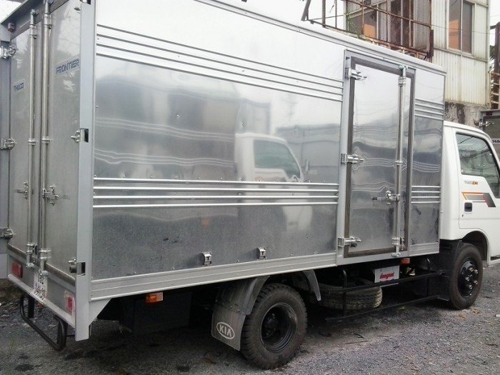Bán xe tải kia 2t3 thùng kính, kia k165, hỗ trợ vay vốn