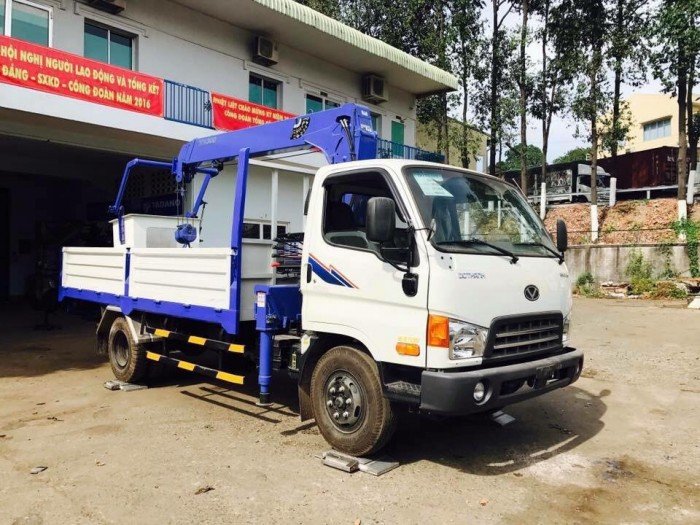 Hyundai HD99 2017 gắn cẩu TANADO 3 tấn