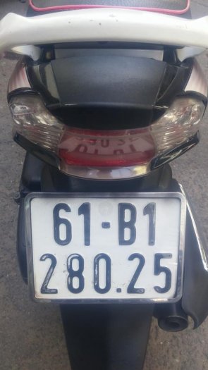 Mio yamaha màu đen số tỉnh 61