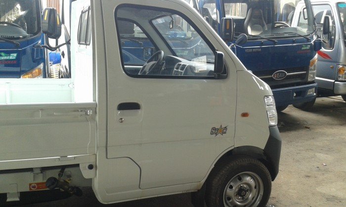 Xe tải Veam Star 850kg thùng lửng màu trắng