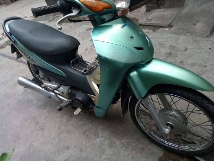 Xe máy Wave 50cc màu xanh ngọc