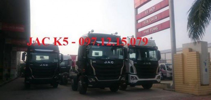 Bán xe tải 5 chân jac chasis, thùng mui phủ bạt, nâng đầu, đóng cẩu