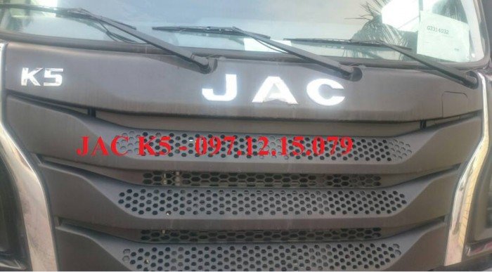 Bán xe tải 5 chân jac chasis, thùng mui phủ bạt, nâng đầu, đóng cẩu