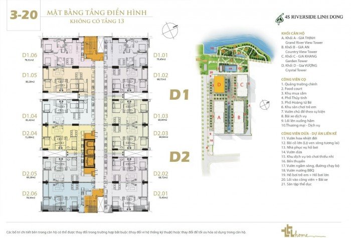 Mở bán block D từ CĐT chung cư 4s Linh Đông giá Chỉ Từ 1.390 Tỷ/Căn