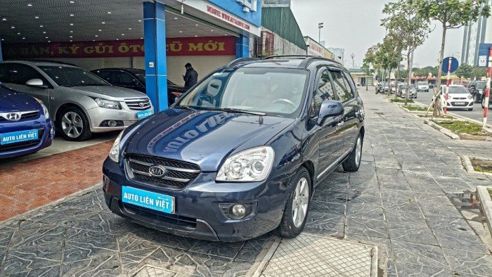 Kia Carens 2.0AT diesel 2008 xanh đen