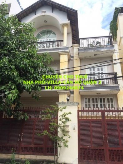 Cho thuê Biệt thự compound Lương Định Của, 7x20m, 2 lầu 4PN, giá 28tr.