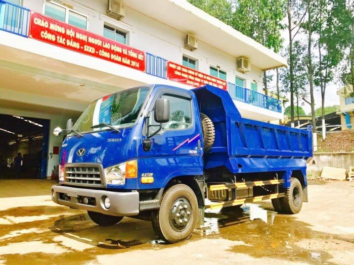 Xe tải Ben HYUNDAI HD99  5.9 tấn , thùng chở vật liệu xây dựng, thùng dài 3m5