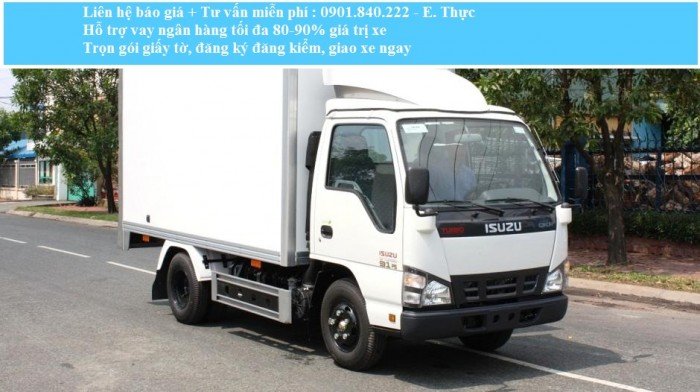 Thông tin giá bán xe tải isuzu 1T9| bán xe tải isuzu 1Tấn 9 thùng mui bạt| Đại lý xe tải isuzu 1T9| Isuzu 1,9 Tấn giao xe ngay
