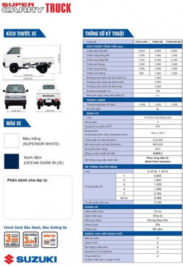 Suzuki Carry Truck Euro 4,  giá rẻ tại Quảng Ninh,