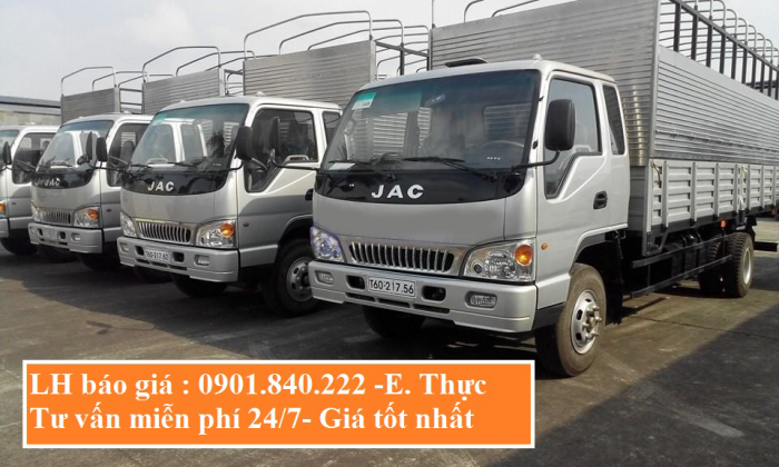Giá xe tải Jac 1t25, 1t5, 1t95, 2t, 2t5, 3t, 3t5. Công ty chuyên mua bán xe tải Jac trả góp