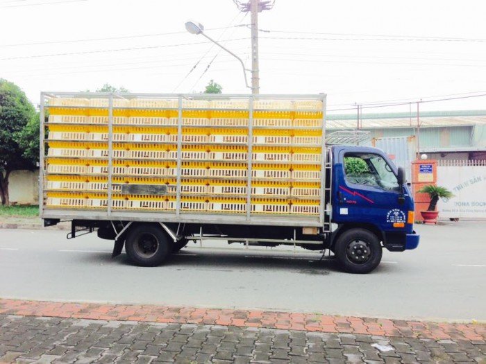 Bán xe tải Hyundai HD78 3.3 tấn chở gia cầm có hỗ trợ vay trả góp qua ngân hàng lãi suất cực ưu đãi