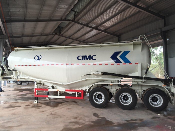 Bán Xe Rơ Mooc CIMC chở xi măng tải trọng cao, cầu nâng hạ
