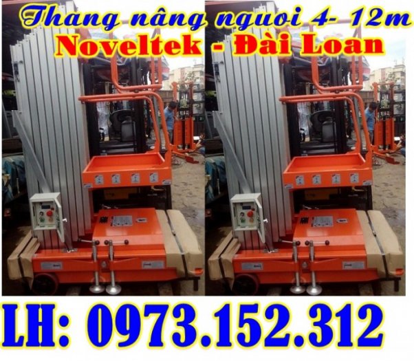 Xe nâng người cao 10m, nâng 125 kg, sẵn hàng, giá rẻ