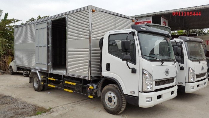 Xe tải Faw 6,95 tấn, thùng dài 5,1M, cabin Isuzu,