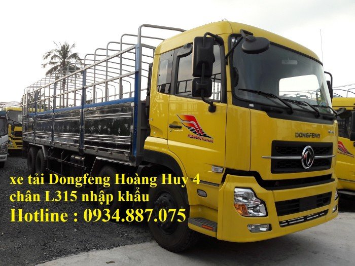 Bán xe tải Dongfeng Hoàng Huy 4 chân 17.9 tấn/17,9 tấn/17t9 nhập khẩu nguyên chiếc