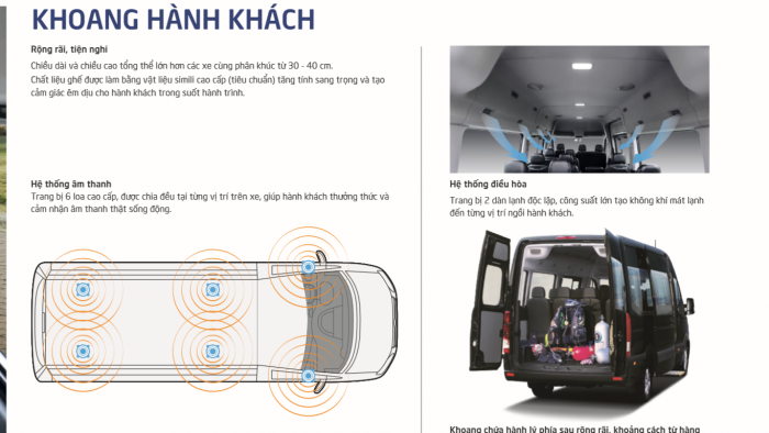 Tây Ninh,nội thất xe 16 chỗ đời mới Hyundai h350, xe 16 ghế đời mới hyundai 2017