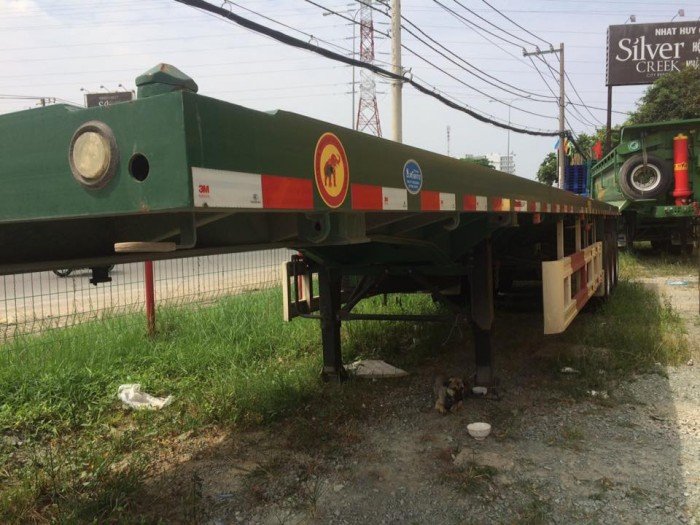 Sơmi Rơmooc 40 feet 3 Trục Sàn