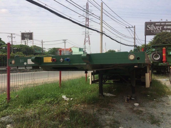 Sơmi Rơmooc 40 feet 3 Trục Sàn