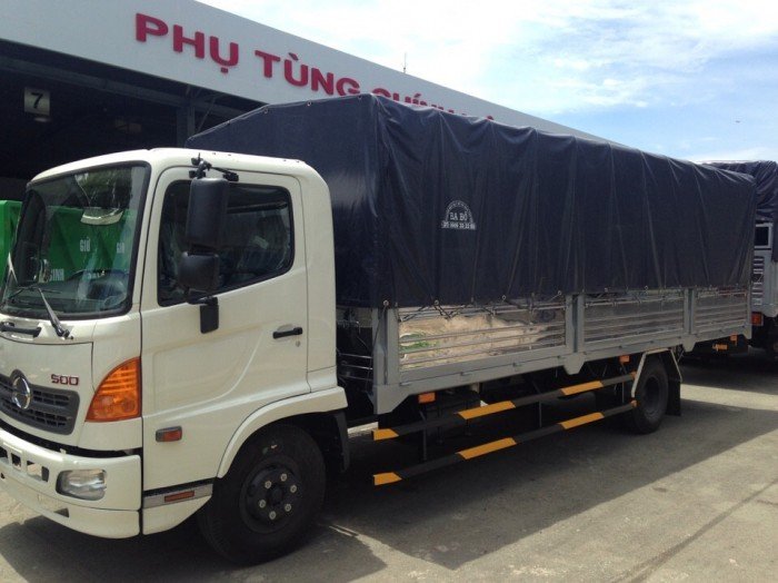Xe tải Hino 8 tấn thùng mui bạt