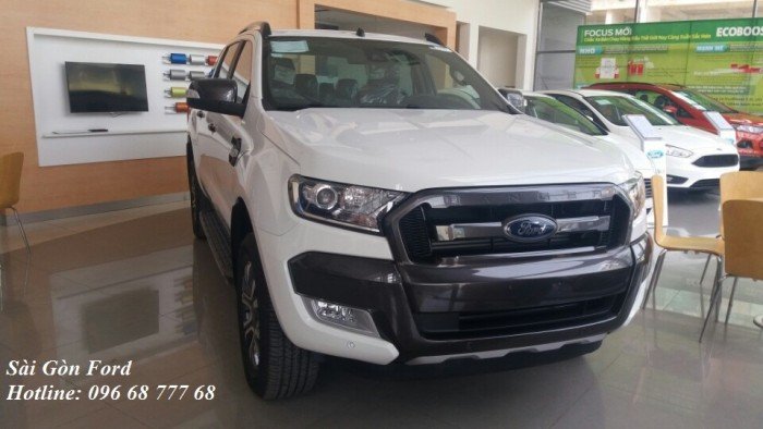 Ford Ranger Wildtrak 2.0L đủ màu, giao xe nhanh