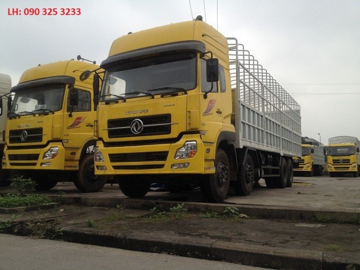 Bán Xe tải thùng 4 chân Dongfeng tải trọng 17,9 tấn 2016, 2017