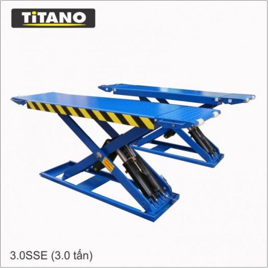 Cầu nâng ô tô kiểu xếp - cắt kéo giá rẻ