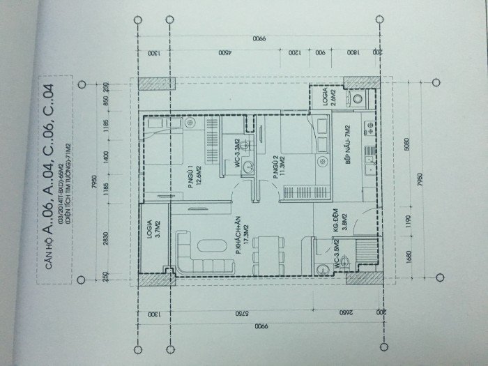 Căn hộ linh tây tower c04, tầng 10, 2 phòng ngủ, 65m2/1,15 tỷ lọt lòng (thông thủy)