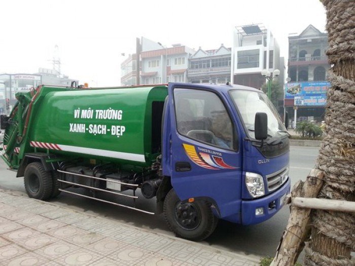 Xe Ép Rác Thaco Olin 6 Khối