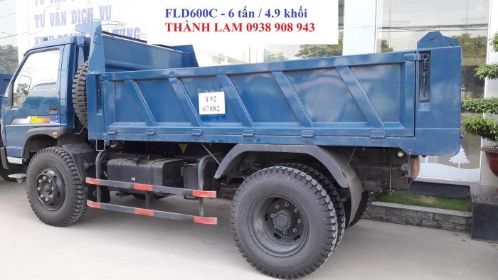 Xe ben Thaco Forland tải trọng chở hàng 6 tấn, tổng tải 11 tấn