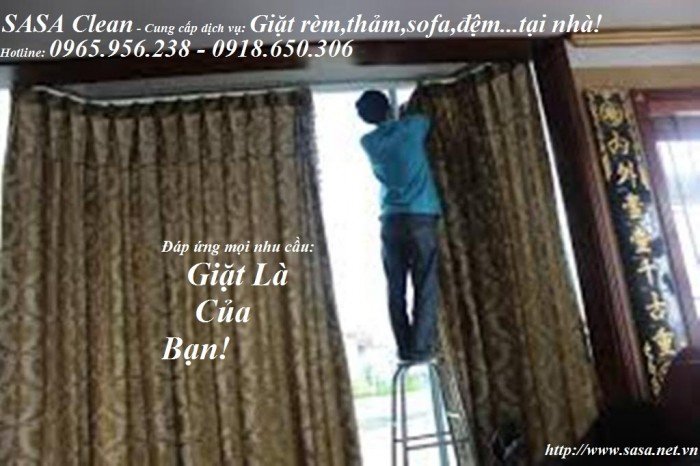 Giặt rèm, giặt thảm, giặt sofa, giặt đệm…cung cấp bởi SASA Thăng Long - SASA Clean