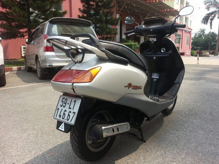 Honda Spacy 100 Xám Bạc Tuyệt Đẹp Xe Cọp Chạy Cực Ngon