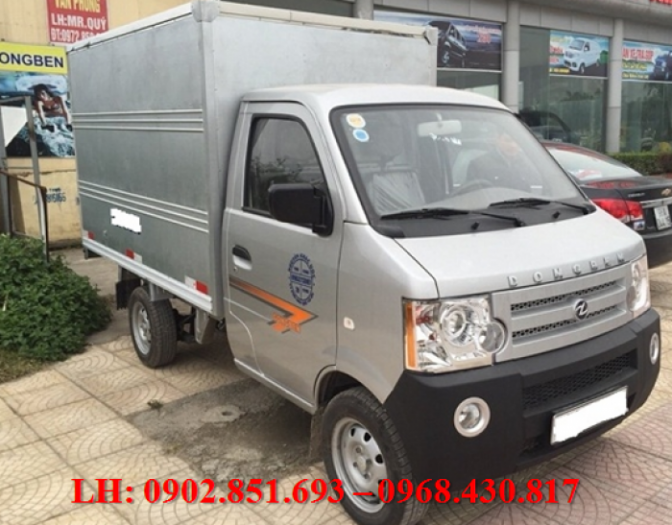 Bán xe tải Dongben 870 kg/ 860 kg/ 850 kg thùng dài 2 mét 4 hỗ trợ trả góp lãi suất thấp