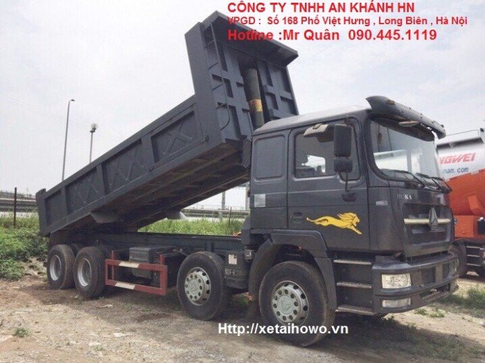 Xe Tải Ben Hoka 4 Chân Động Cơ 371 Thùng 6M7