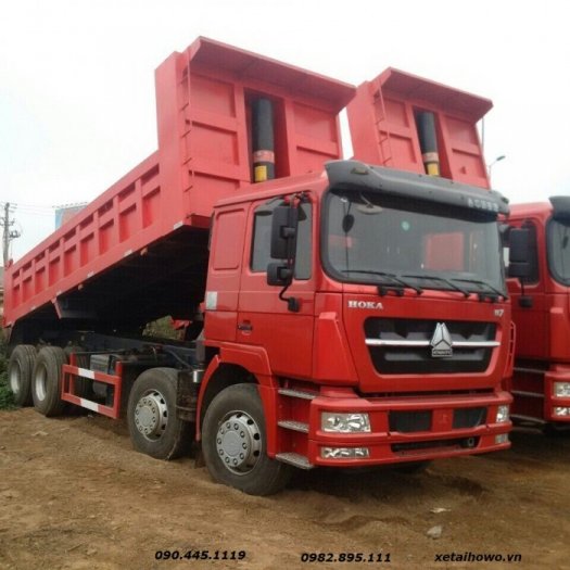 Xe Tải Ben Hoka 4 Chân Động Cơ 371 Thùng 6M7