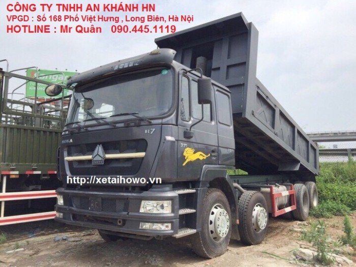 Xe Tải Ben Hoka 4 Chân Động Cơ 371 Thùng 6M7