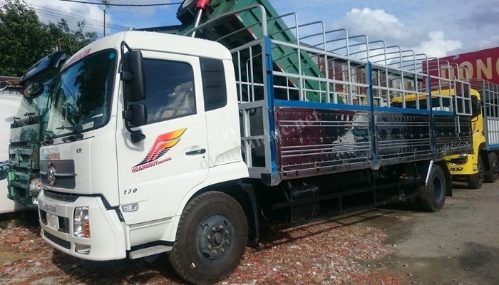 Giá xe tải dongfeng B170 9T35 - dongfeng nhập khẩu thùng 7m5