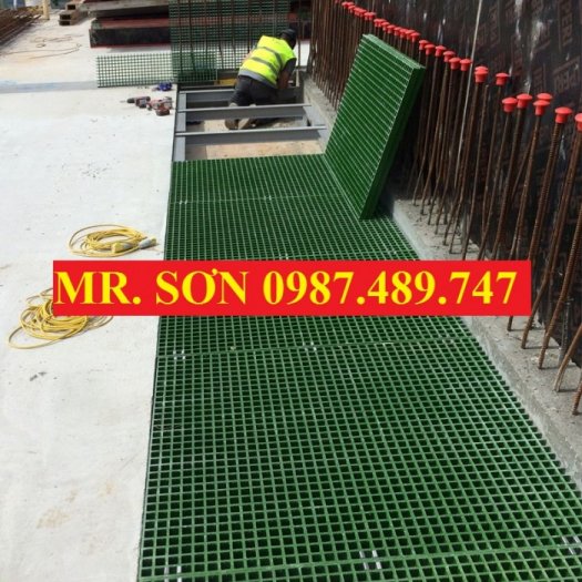 Mua Tấm Sàn Ô Lưới Frp Grating, sàn lót chống ăn mòn composite, tấm frp grating - Mới 100