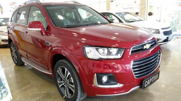 Chevrolet Captiva Revv 2017, màu Đỏ, GIAO NGAY, GIÁ NÀO CŨNG BÁN, hỗ trợ vay 80%