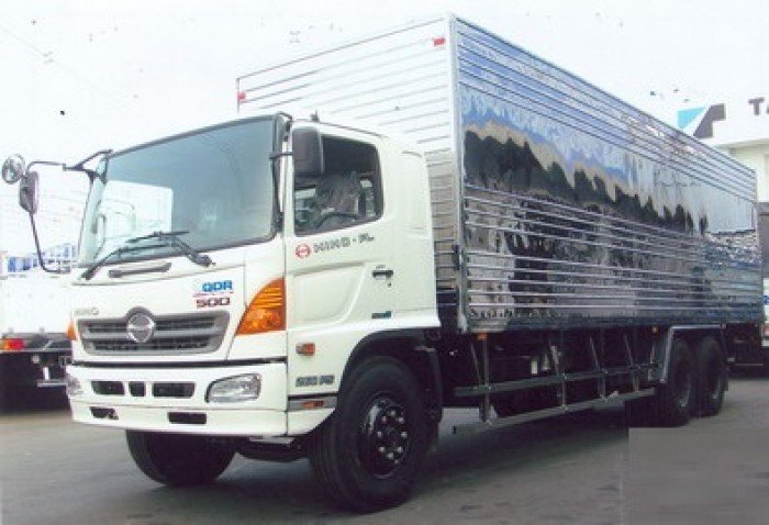 Xe tải Hino 15 tấn thùng kín inox