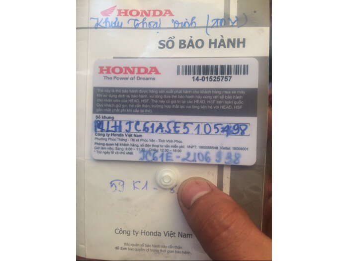 Winner 2017 mới mua hơn 2 tháng xe chưa trầy miếng sơn còn bảo hàng trong hãng Honda