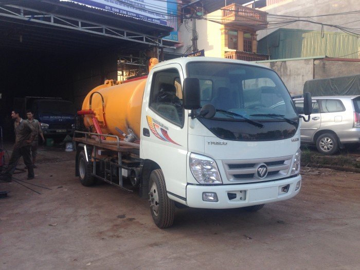 Xe hút chất thải 4 khối thaco Olin
