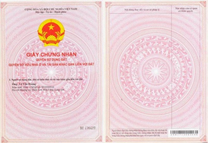 Bán đất nền Sau lưng chợ Bình Chánh 450tr, sổ hồng