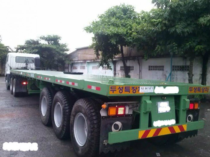 Doosung – Bán Mooc Sàn Phẳng, 3 trục, 40 feet, 31.8 tấn