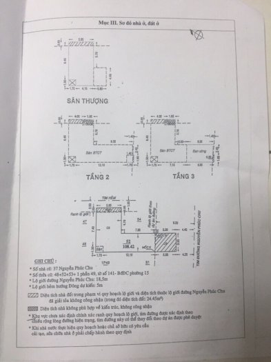 Bán nhà nguyễn phúc chu phường 15 nhà 2 mặt tiền tổng diện tich 285m nhà 3 tầng có tần thượng nhà 2 mặt tiền giấy tờ đầy đủ