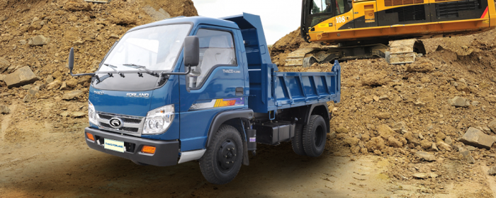 Xe tải ben Forland Auman tải trọng từ 2.5 tấn đến 17.3 tấn Thaco Trường Hải