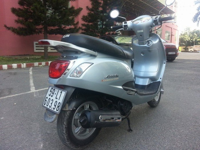 SYM Attila Elizabeth 125 Xám Bạc Tuyệt Đẹp