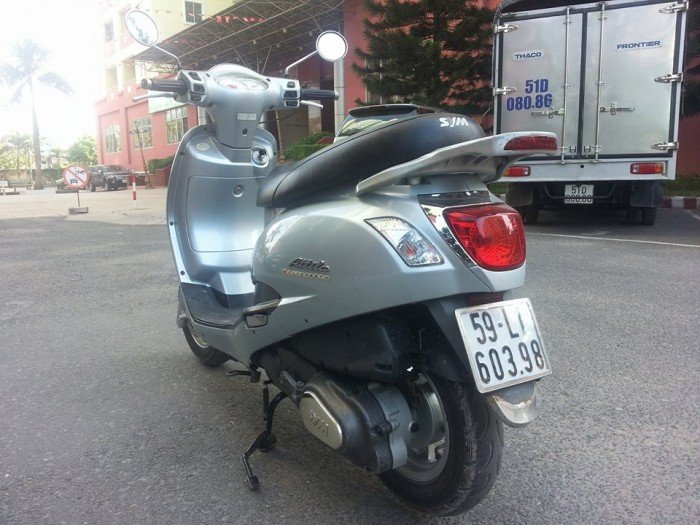 SYM Attila Elizabeth 125 Xám Bạc Tuyệt Đẹp