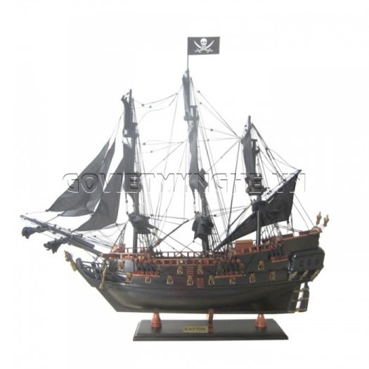 Mô Hình Thuyền Cướp Biển Black Pearl 87cm (Gỗ) - Giá 2.400.000₫